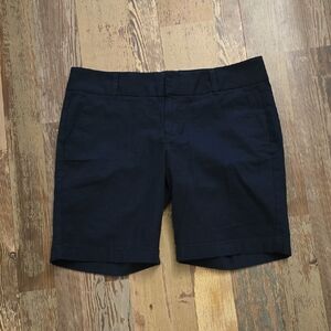 J Crew Frankie Bermuda Chino 9" Short in NAVY Stretch Cotton | Sz 10